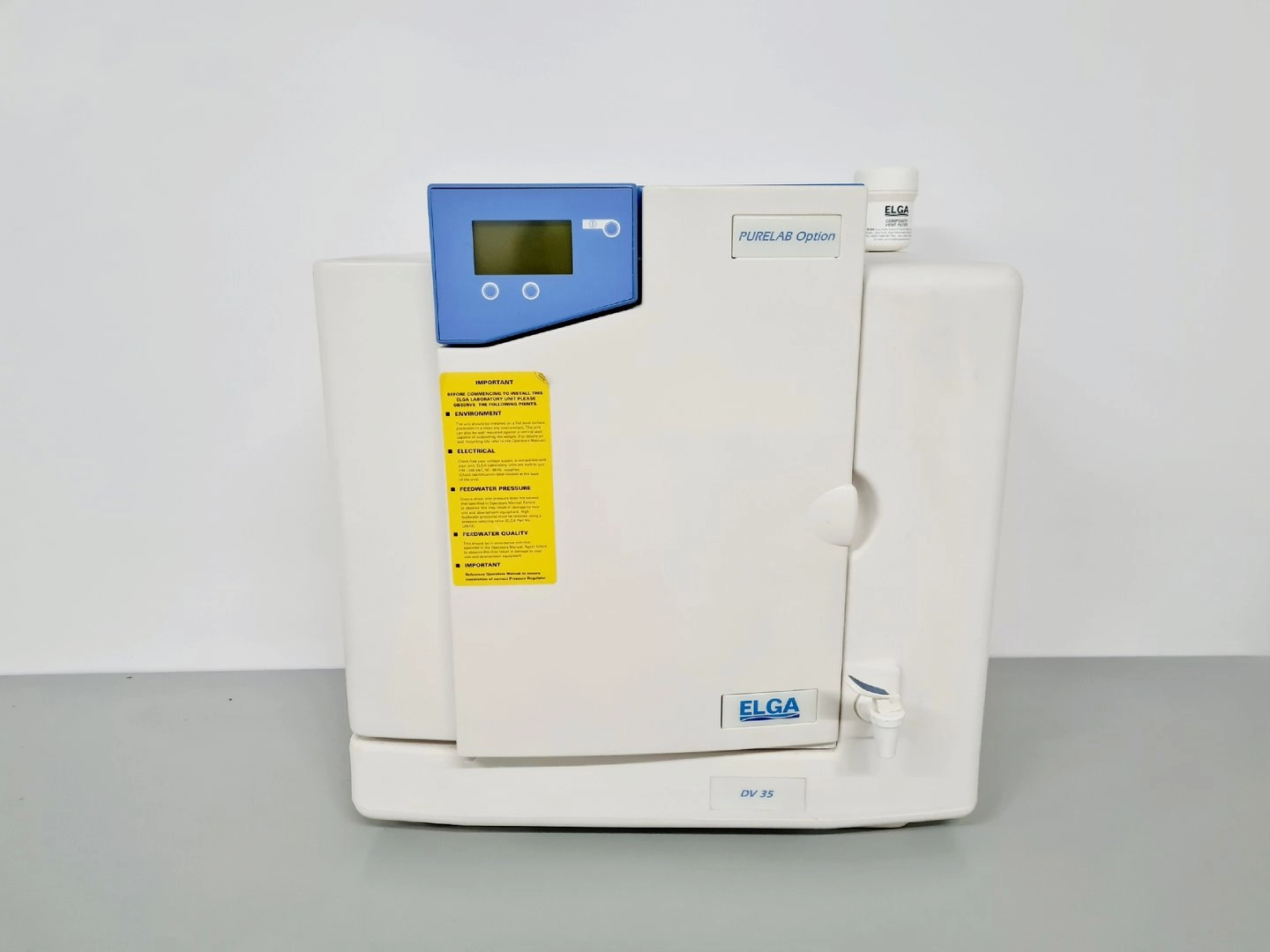 ELGA Purelab LA620 DV 35 Water Purification Unit Lab