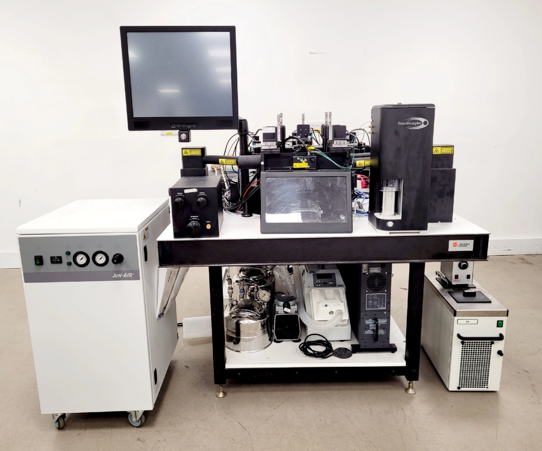 Beckman Coulter MoFlo XDP Cell Sorter Laser Cytomation System + Optics Table Lab