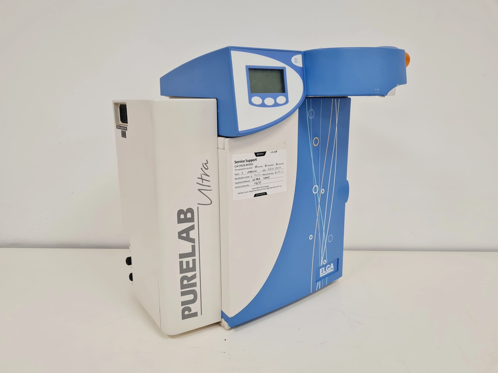 ELGA PURELAB Ultra IO MK2 Water Purifier Purification System