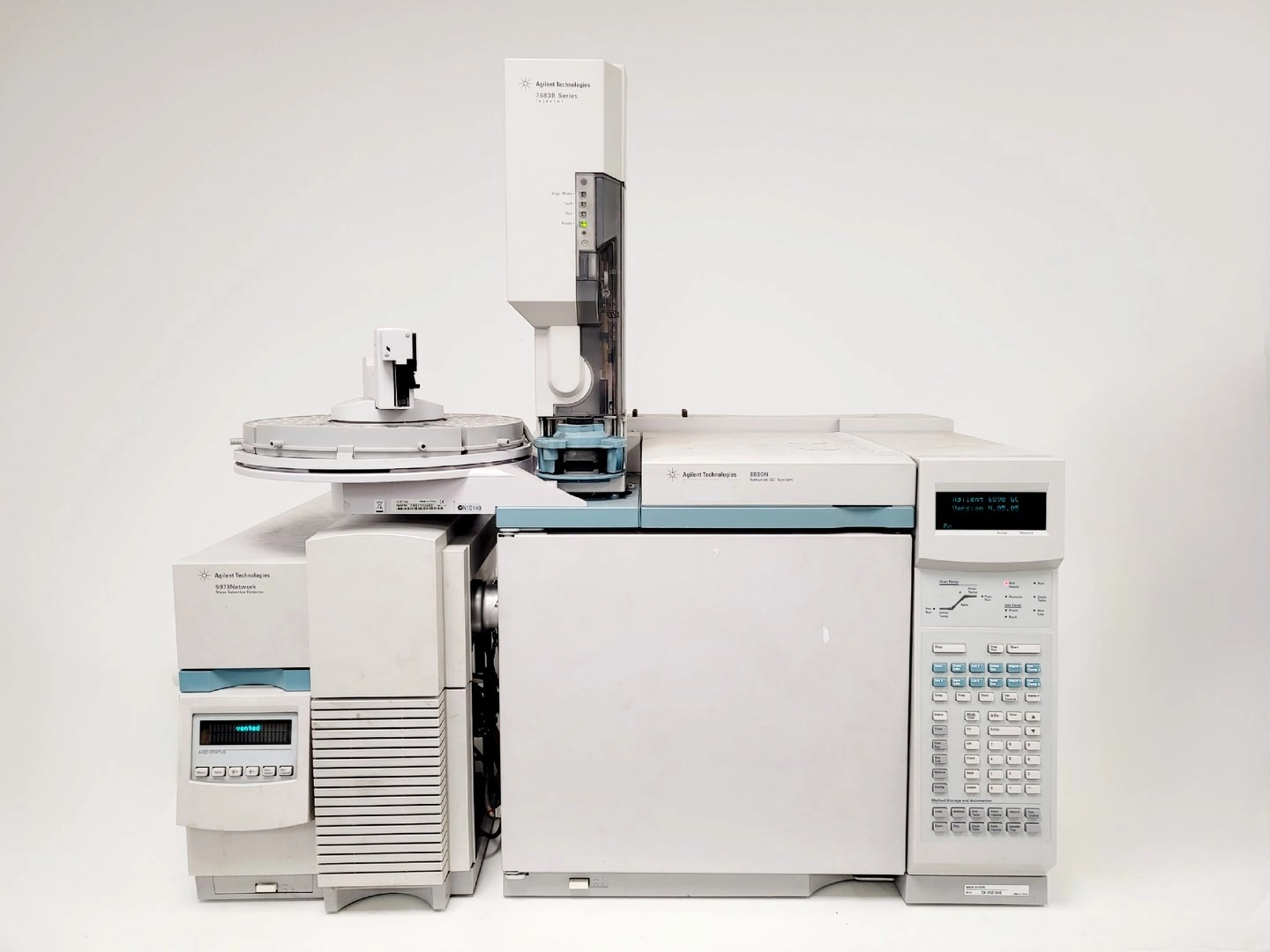 Agilent Technologies 6890N GC System,7683B Injector,5973 Mass Selective Detector