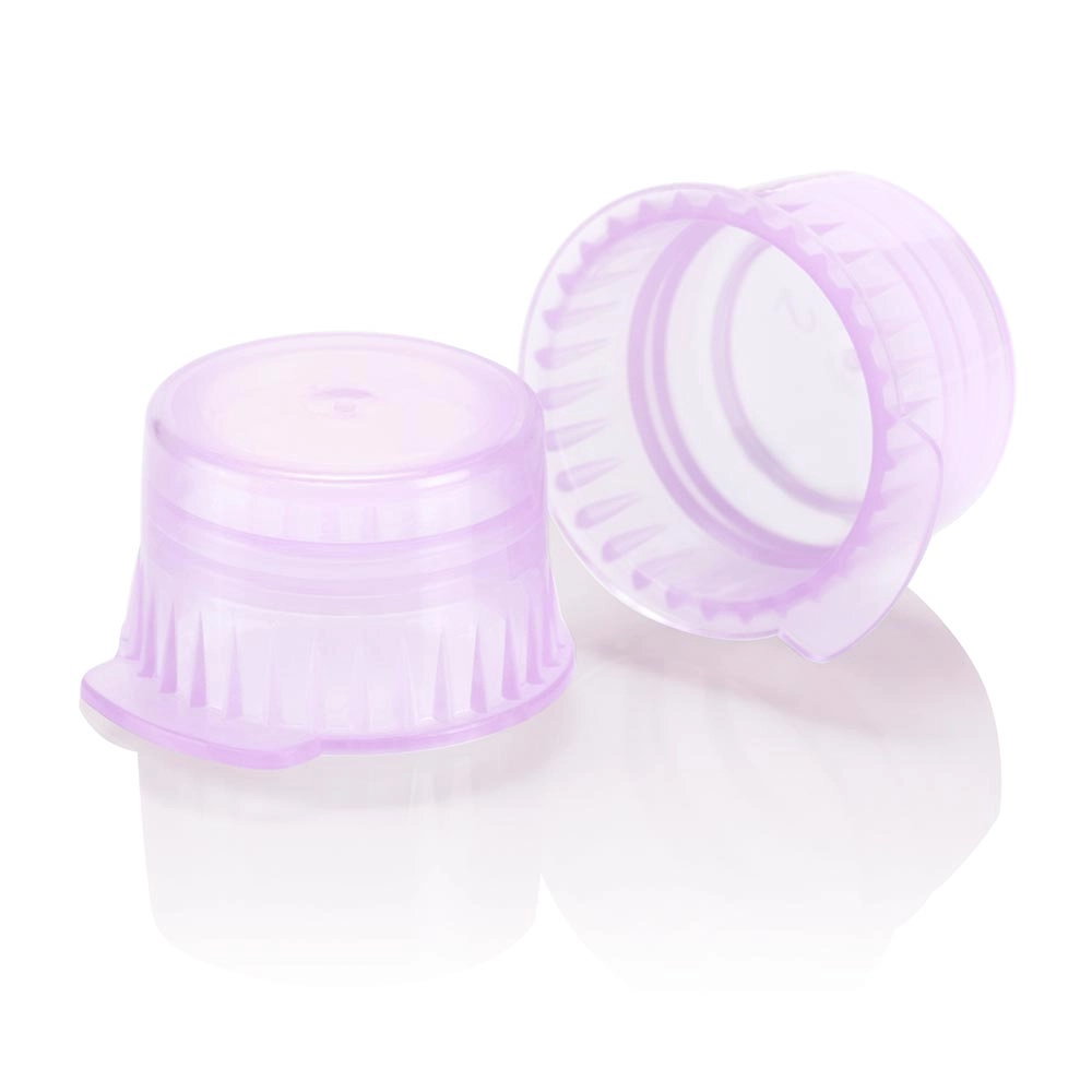 Snap cap, Translucent lavender, PE, for 12/13mm vacuum and Test tubes — Qty/Unit: 1000