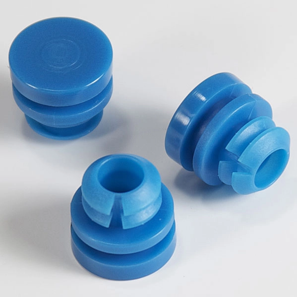 BECKMAN: 13mm Plug Cap for IDS Beckman Specimen Automation Track (2nd Generation), Blue, 500/Bag — Qty/Unit: 500