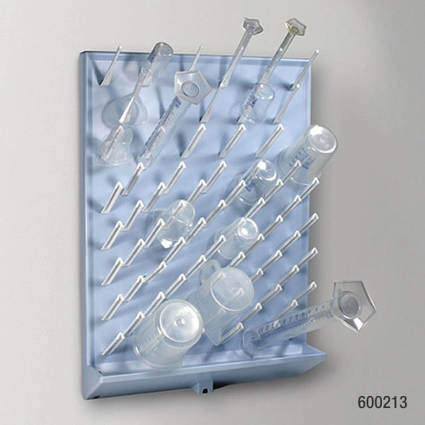 Drying Rack, 72 Place, Removable Pegs, High Impact Polystyrene — Qty/Unit: 1