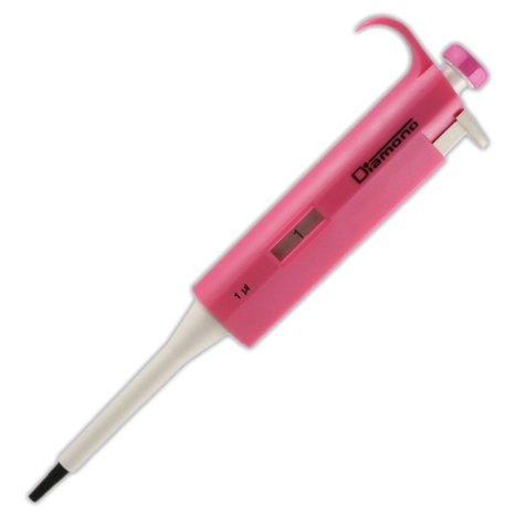 Pipette, Diamond, Fixed Volume, 1uL, Pink — Qty/Unit: 1