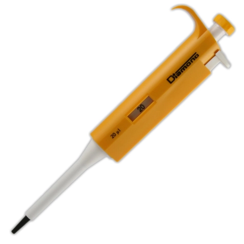 Pipette, Diamond, Fixed Volume, 20uL, Yellow (Tip Group B)