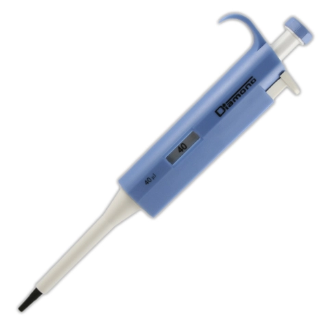 Pipette, Diamond, Fixed Volume, 40uL, Blue — Qty/Unit: 1