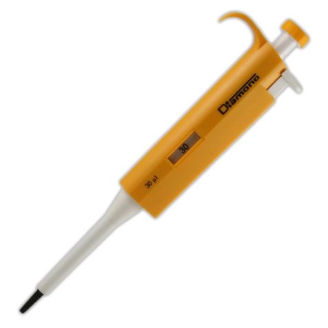 Pipette, Diamond, Fixed Volume, 30uL, Yellow — Qty/Unit: 1