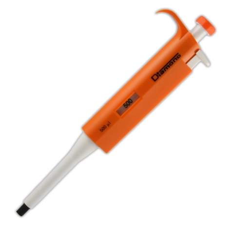 Pipette, Diamond, Fixed Volume, 500uL, Orange — Qty/Unit: 1