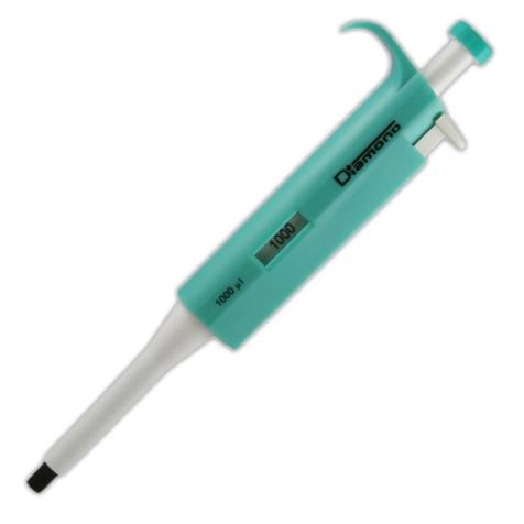 Pipette, Diamond, Fixed Volume, 1000uL (1mL), Light Green — Qty/Unit: 1