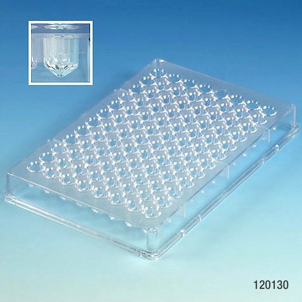 Microtest Plate, 96-Well, V-Bottom, PS — Qty/Unit: 50