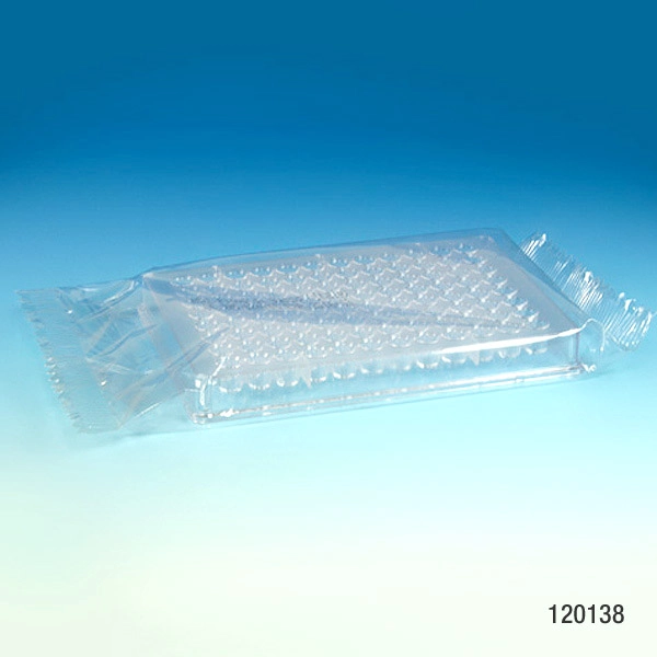 Microtest Plate, 96-Well, V-Bottom, PS, STERILE, Individually Wrapped — Qty/Unit: 50