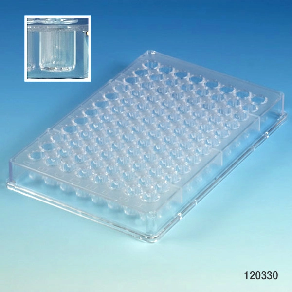 Microtest Plate, 96-Well, Flat Bottom, PS — Qty/Unit: 50