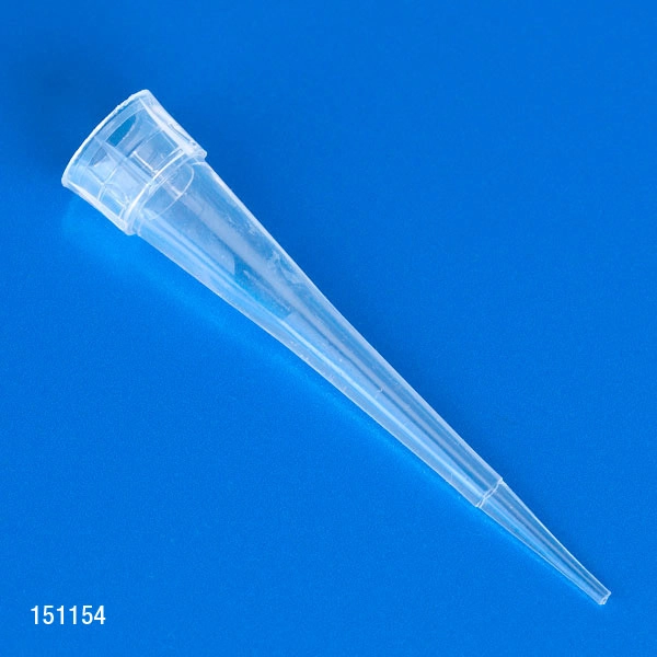 Pipette Tip, 0.1 - 10uL, Certified, Universal, Natural, 31mm, Pipetman Style, STERILE, 96/Rack, 10 Racks/Box — Qty/Unit: 960