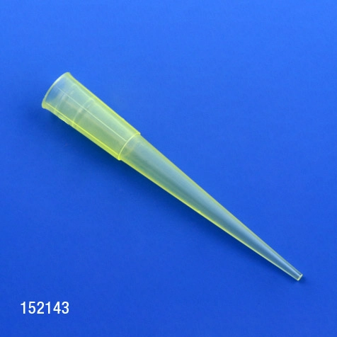 Pipette Tip, 1 - 200uL, Universal, Yellow, 1000/Bag — Qty/Unit: 1000