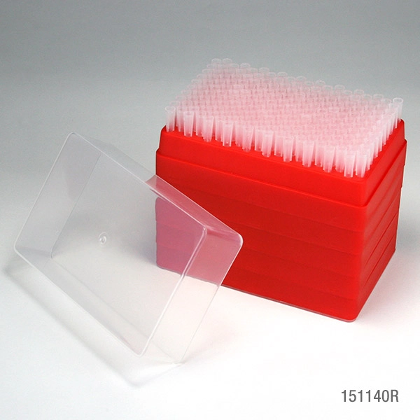 Pipette Tip, 1 - 200uL, Natural, for use with MLA, 200/Rack, 5 Racks/Stack — Qty/Unit: 1000