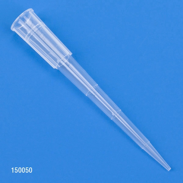 Pipette Tip, 1 - 200uL, Certified, Universal, Low Retention, Graduated, 54mm, Natural, STERILE, 1000/Stand-Up Resealable Bag — Qty/Unit: 1000