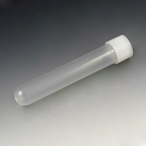 Test Tube with Attached Screw Cap, 16 x 100mm (12mL), PP, 250/Pack, 4 Packs/Unit — Qty/Unit: 1000