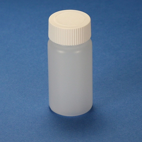 Scintillation Vial, 20mL, HDPE, with Separate White Screw Cap — Qty/Unit: 1000