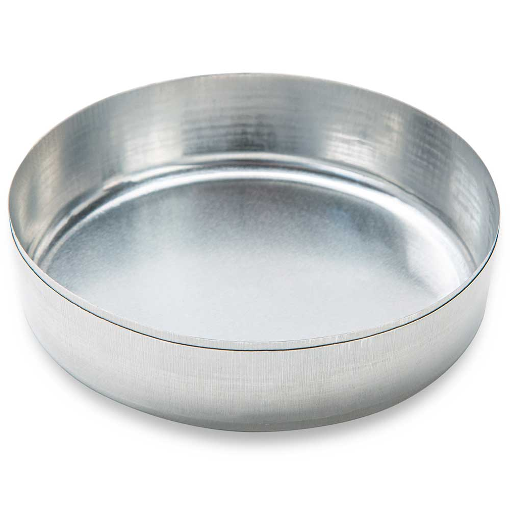 Aluminum Dish, 72mm, 2.0g (70mL), Smooth Wall without Tab — Qty/Unit: 100