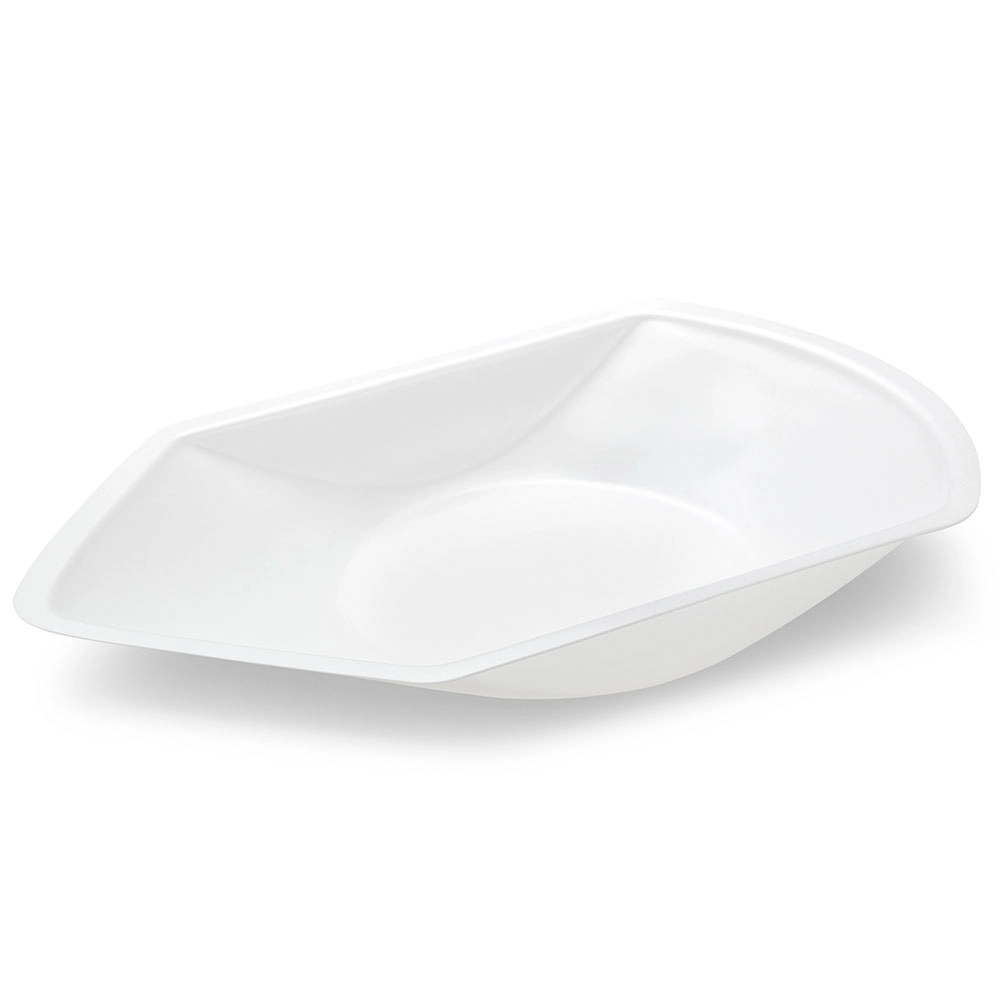 Weighing Boat, Plastic, with Pour Spout, Antistatic, 191 x 121 x 25mm, PS, White, 270mL — Qty/Unit: 250