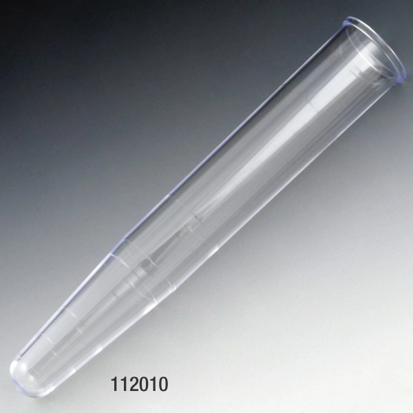 Centrifuge Tube, 16 x 100mm (12mL), PS, with Separate White Plug Cap — Qty/Unit: 2000