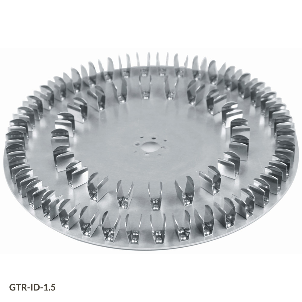 Tube Holder Disk for use with GTR-ID Series Tube Rotators, 60-Place Disk, for 1.5mL Microcentrifuge Tubes — Qty/Unit: 1