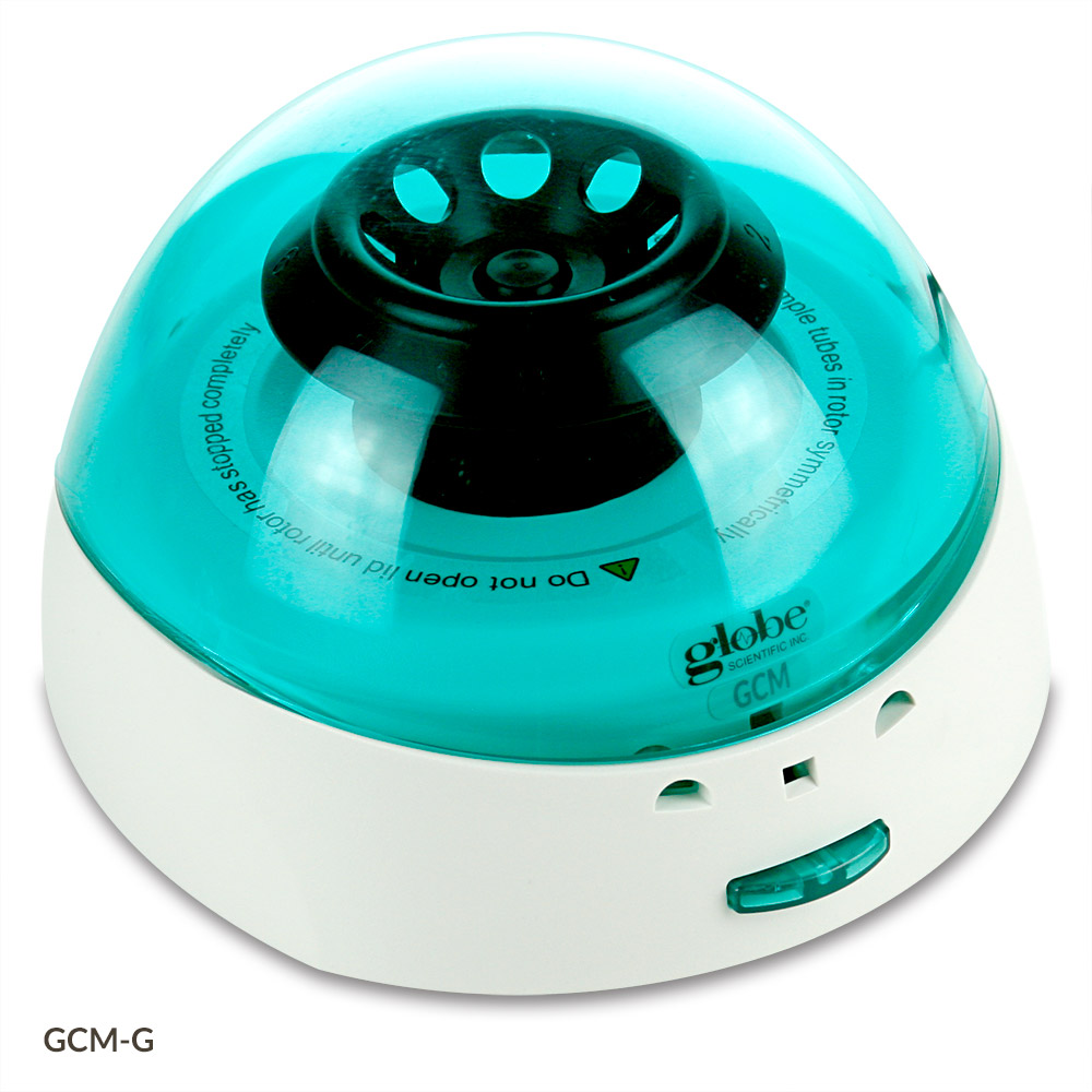 Centrifuge, Mini, 8-Place, 7000rpm Fixed Speed, 240v, 50Hz, EU Plug, Green Lid (Includes: 8-Place Rotor for 1.5mL/2.0mL Tubes, 2 x 8 Place Rotor for PCR Tubes/Strips and both Sleeves) — Qty/Unit: 1