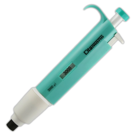 Pipette, Diamond, Fixed Volume, 3000uL (3mL), Light Green — Qty/Unit: 1