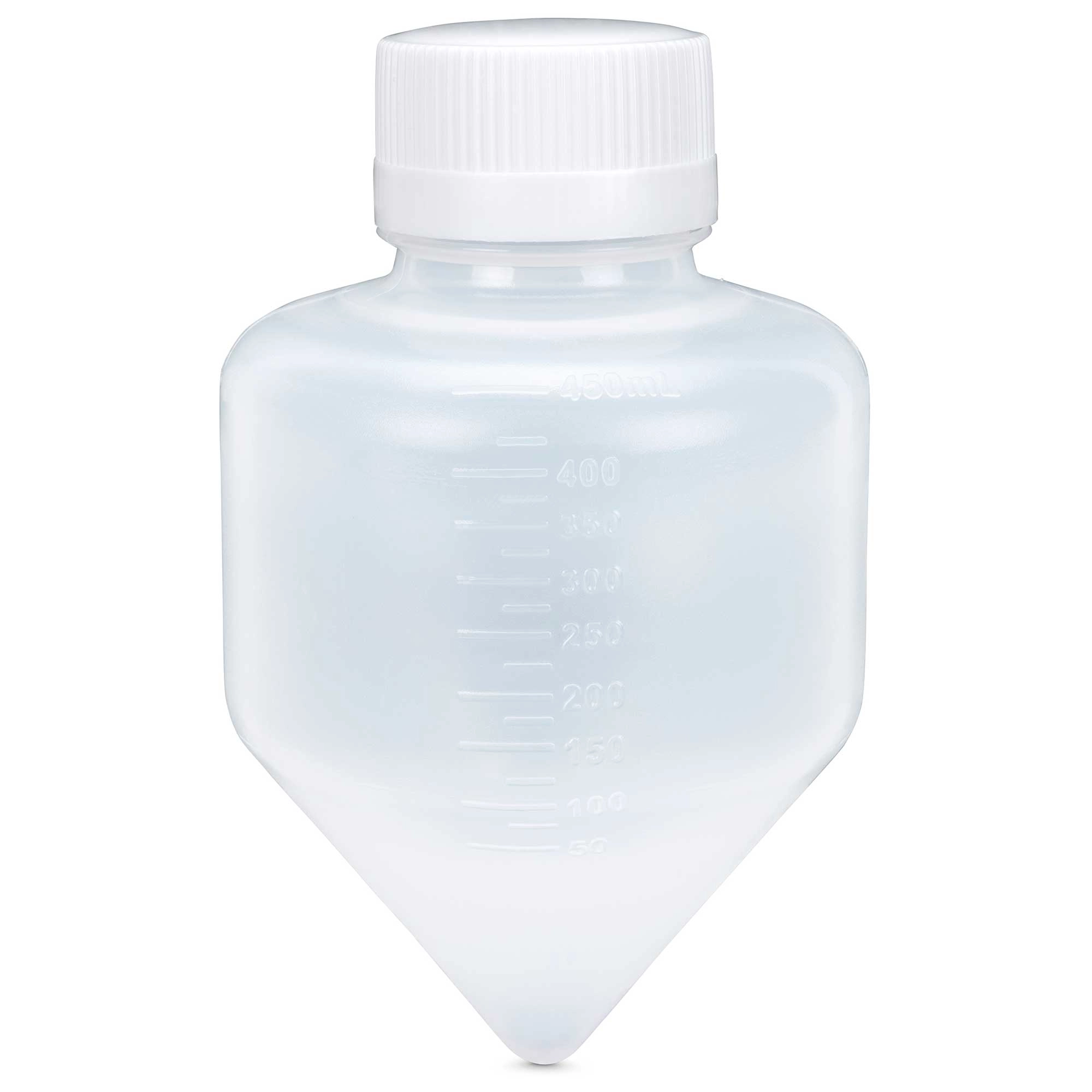 Centrifuge Tube, 500mL Large Volume, Attached White Screw Cap, PP, 6/Bag — Qty/Unit: 6