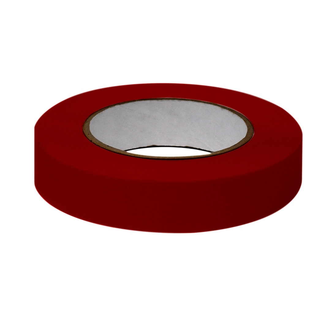 Labeling Tape, 1" x 60yd per Roll, 3 Rolls/Case, Dark Red  — Qty/Unit: 3