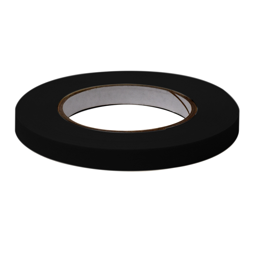 Labeling Tape, 1/2" x 60yd per Roll, 6 Rolls/Case, Black  — Qty/Unit: 6