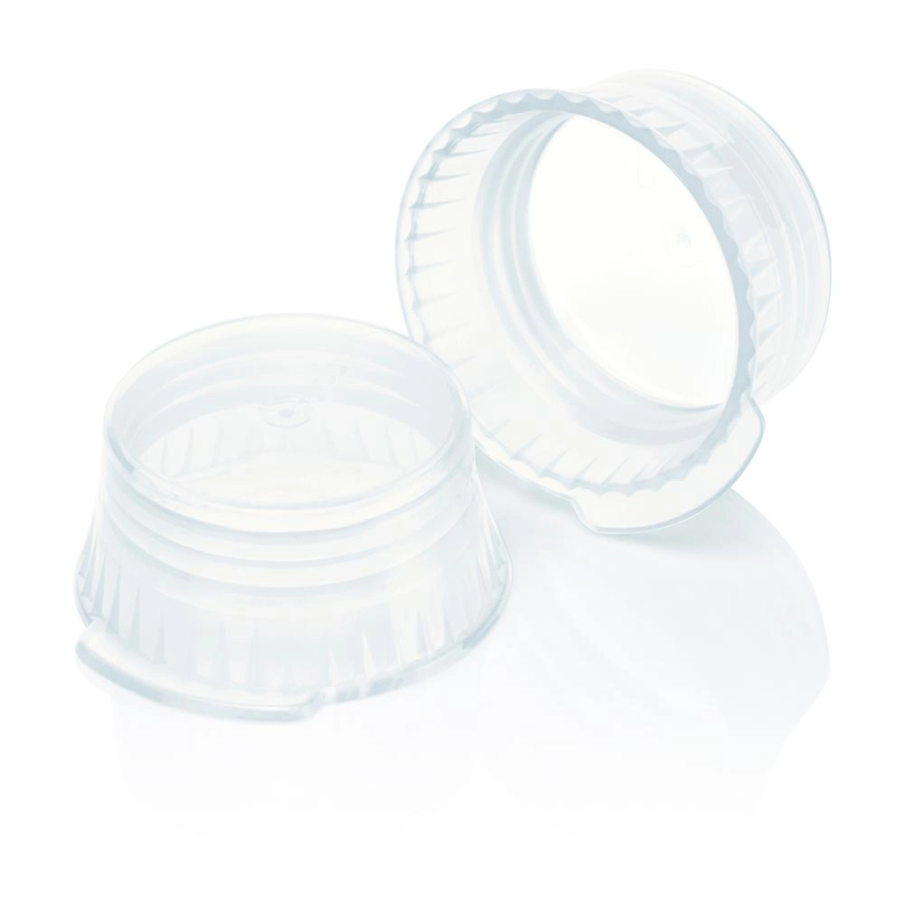 Snap Cap, Translucent Clear, PE, for 16mm Glass and Evacuated tubes — Qty/Unit: 1000