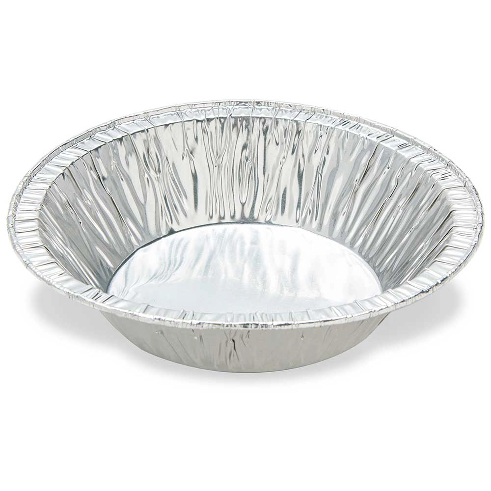 Aluminum Weigh Dish,127mm OD, 200ml, Crimped Side and Curled Lip — Qty/Unit: 50