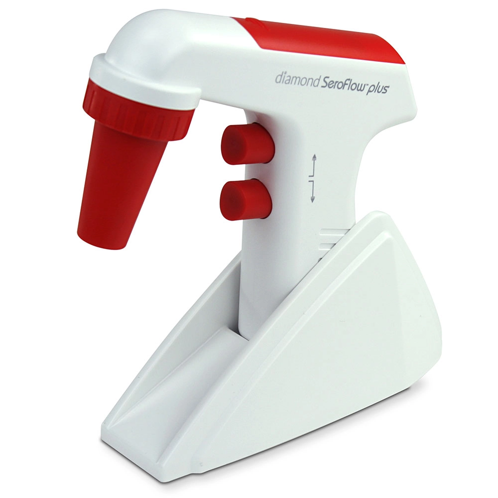 Motorized Serological Pipette Controller, Diamond SeroFlow Plus, Rechargeable, 120v 60Hz, with US Plug — Qty/Unit: 1