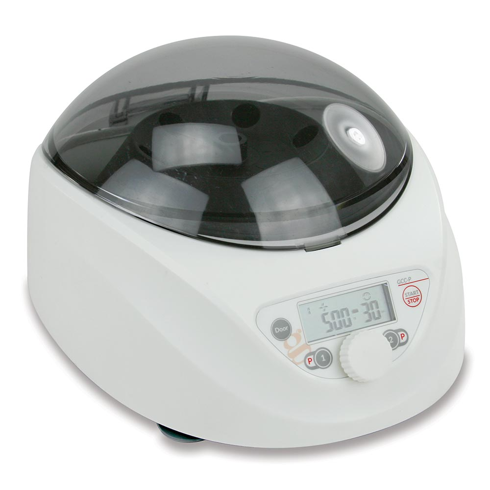 Centrifuge, Clinical, Portable, with Two Program Locations, 12VDC Car Adaptor, w/ 6-Place 15mL Rotor — Qty/Unit: 1