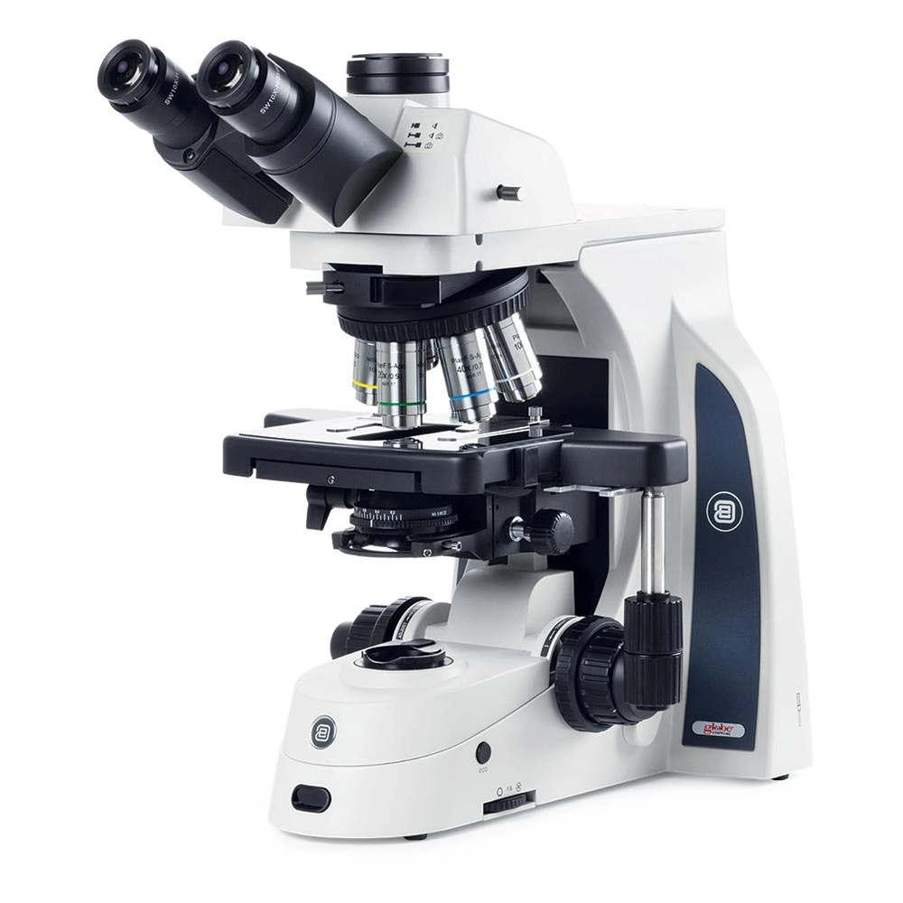 Delphi-X Observer for anatomopathology, trinocular microscope with SWF 10x/25mm Ø 30mm eyepieces, Plan PLi 4/10/20/S40x IOS objectives, EIS 60mm parfocal, 190 x 152mm stage with 78 x 32mm mechanical stage and 3W NeoLED™ illumination — Qty/Unit: 1