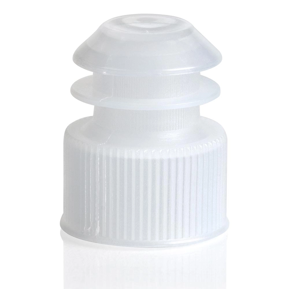 Cap, Flange Plug, 17mm, for 17mm Tubes and 15mL Centrifuge Tubes, Natural — Qty/Unit: 1000