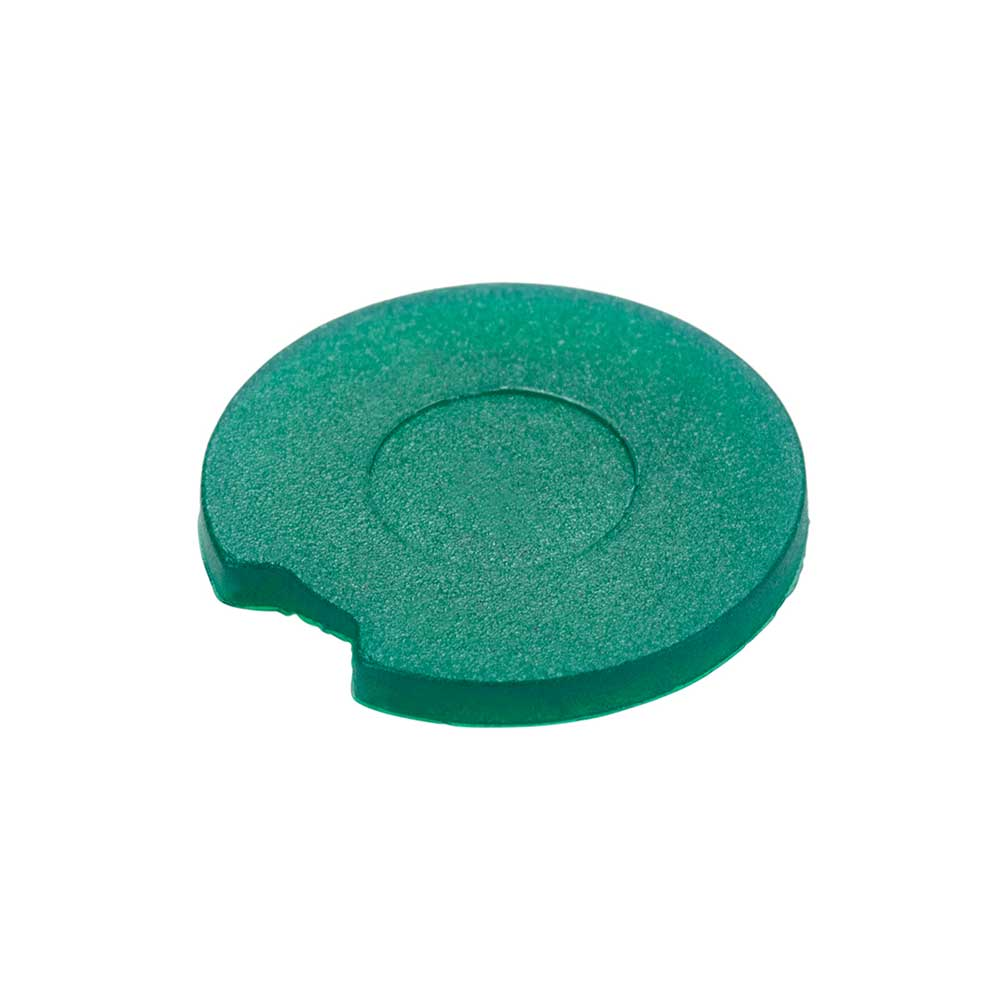 Cap Insert for Diamond Essentials Cryogenic Vials, Green — Qty/Unit: 500