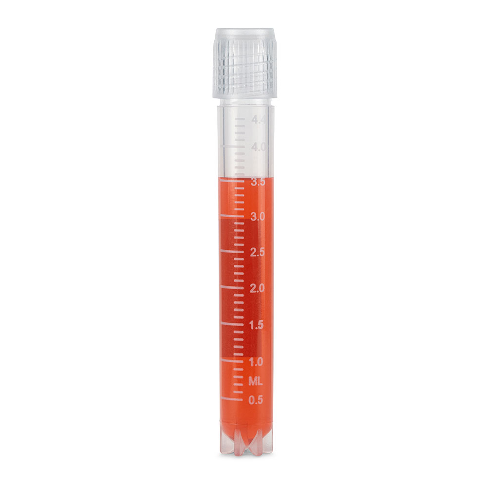 Diamond Essentials Cryogenic Vials, 5.0ml, Sterile, External Threads, Attached SC, CB, SS, PG, WS — Qty/Unit: 500