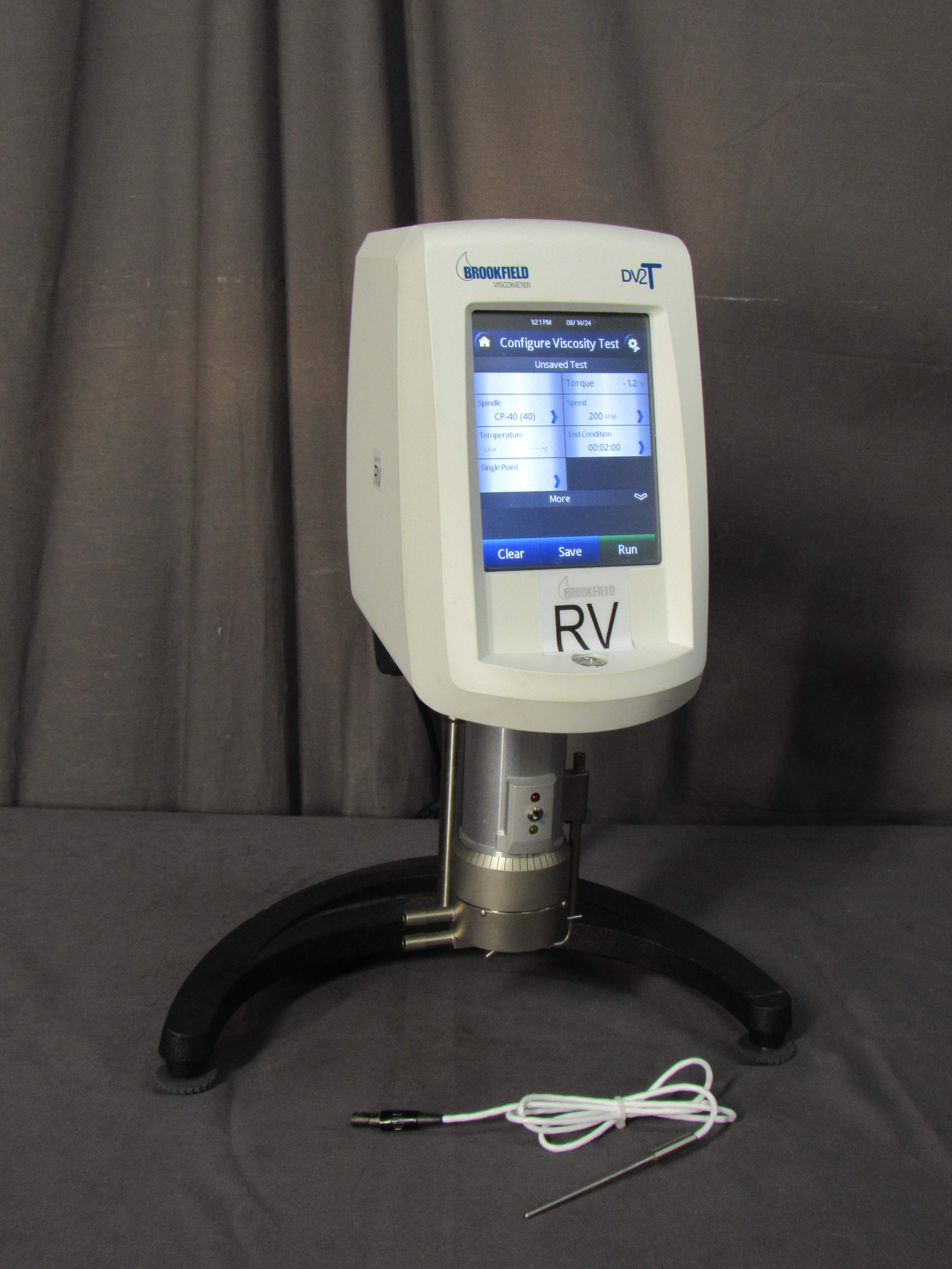 Ametek Brookfield RVDV2T/DV2T-RV Touch-Screen Viscometer