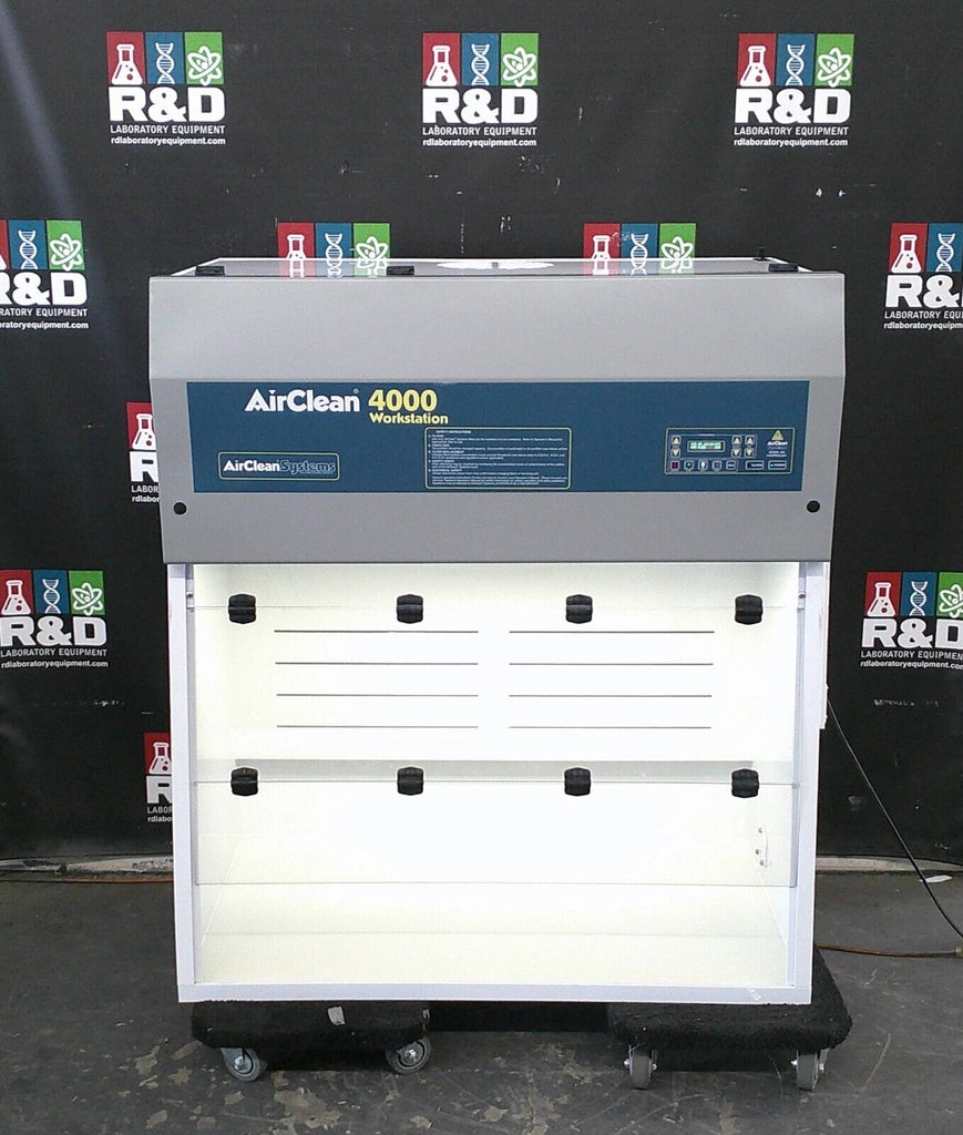 AirClean AC4000 4ft Ductless Chemical PCR Fume Hood Workstation, WORKS GREAT!