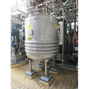 400 Gal Alloy Fab 316L Stainless Steel Pressure Vessel