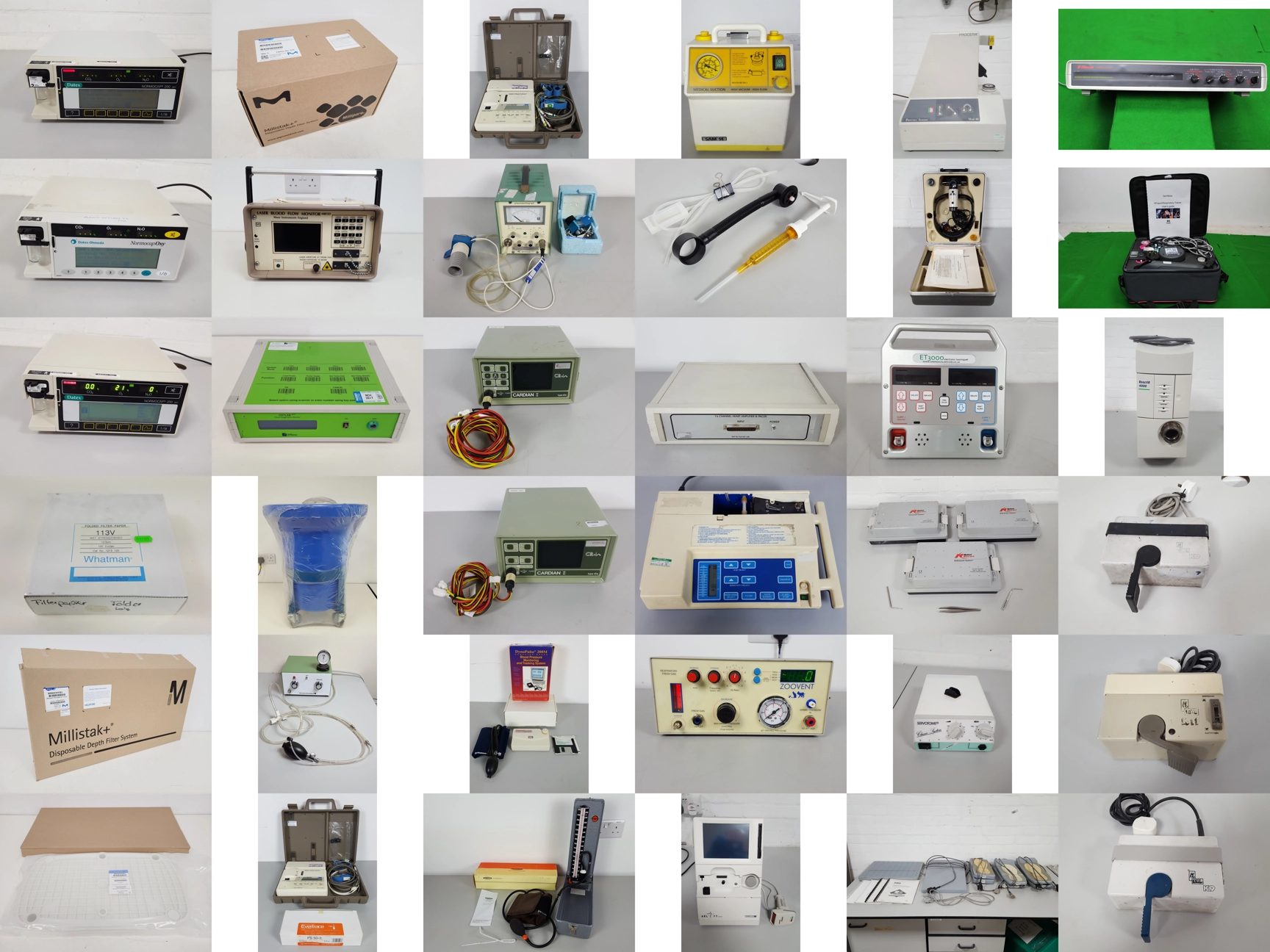 Job lot of Mixed Medical &amp; Dental Equipment - ECG, Anaesthesia, Drills, Monitors