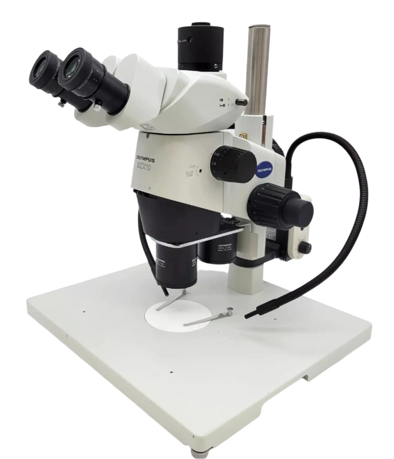 Olympus Stereo Microscope SZX10 with Dual Nosepiece &amp; Trinocular Head