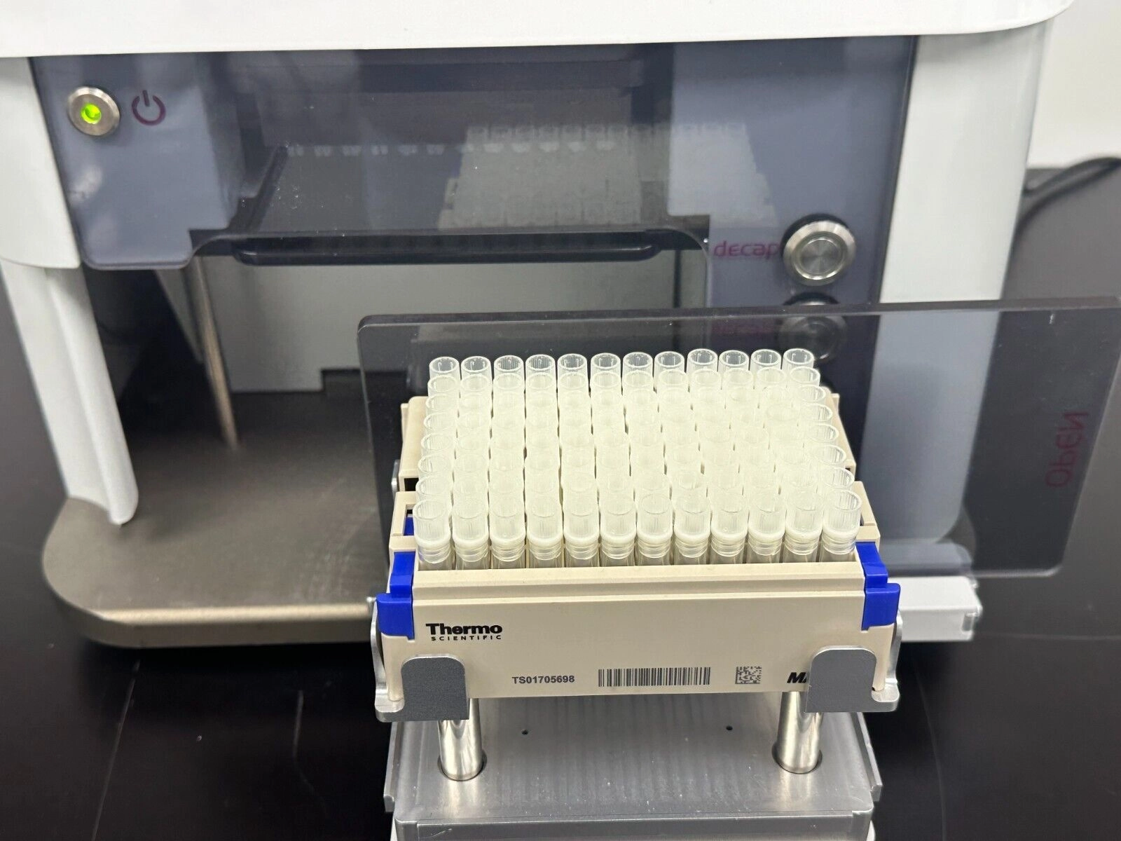 96 Matrix Rack Thermo Capit-All 96-tube Matrix rack Screwtop cap | LabX.com