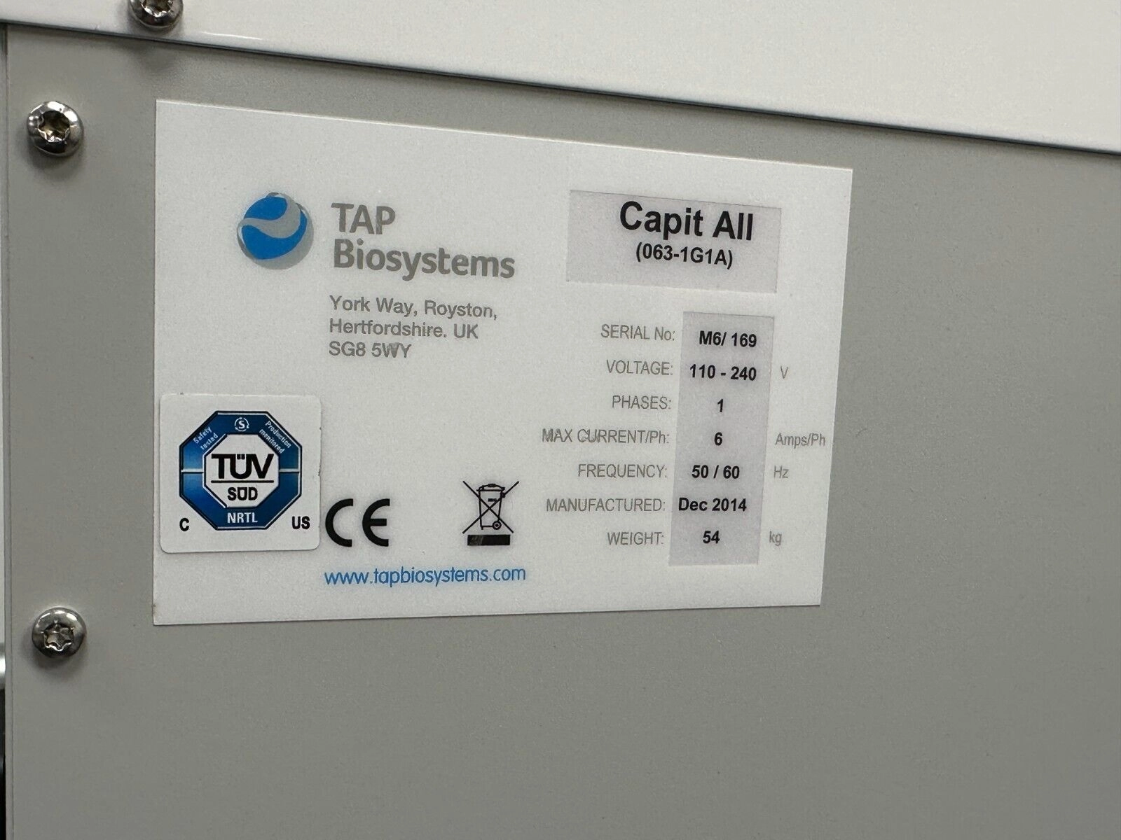 96 Matrix Rack Thermo Capit-All 96-tube Matrix rack Screwtop cap | LabX.com