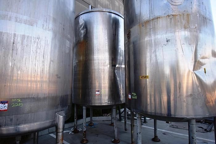 Tank, 2,000 Gallon, 316 Stainless Steel, 6' x 9'