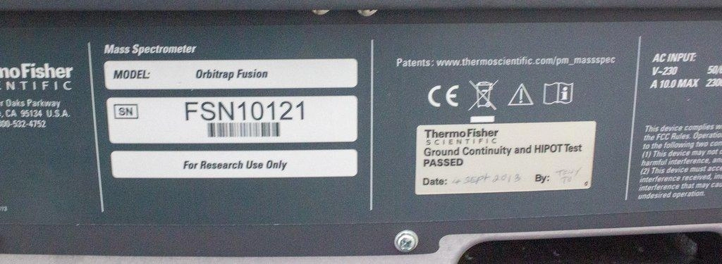 Thermo Scientific Orbitrap Fusion Mass Spectrometer - 3374602