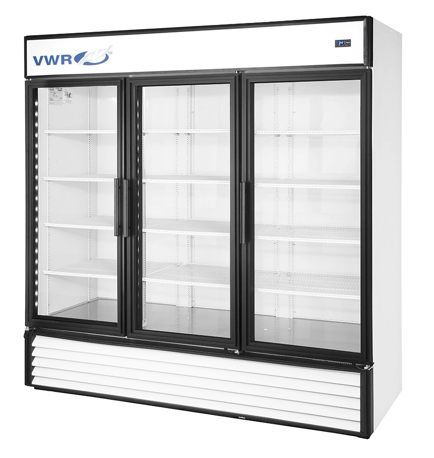 VWR Scientific Refrigerator, Glass Door Merchandiser Model GDM-72-SCI-HC-TSL01 - 3373475