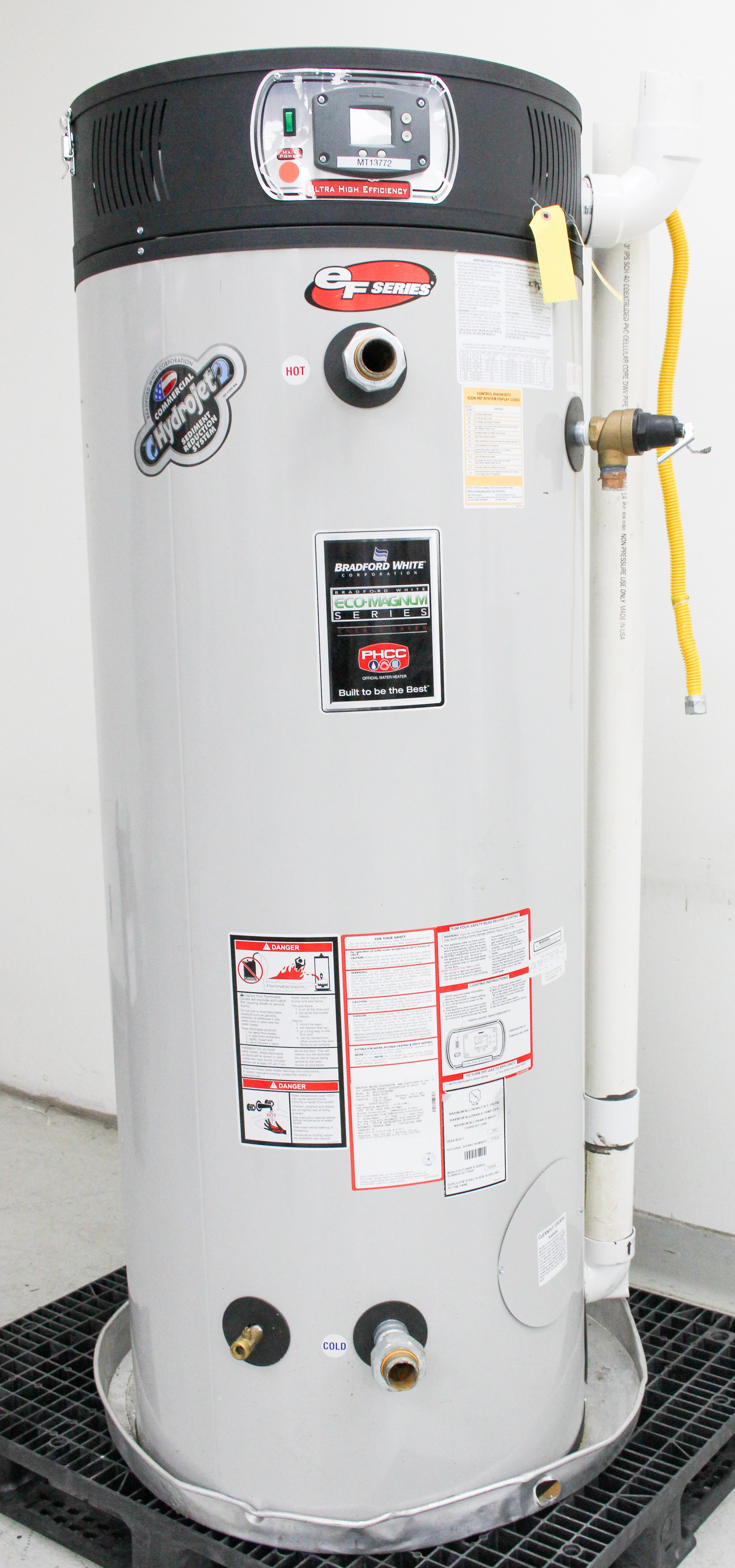 Bradford White EF100T300E3NA2 Commercial Gas Water Heater, 100 Gal - 3373489